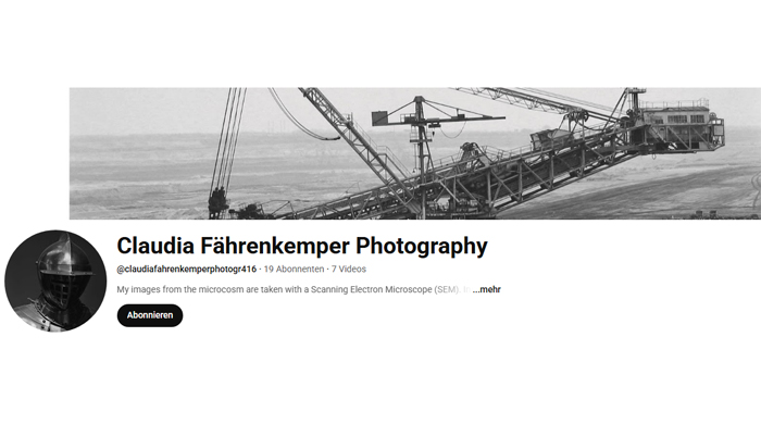 Claudia F&auml;hrenkemper Youtube Channel